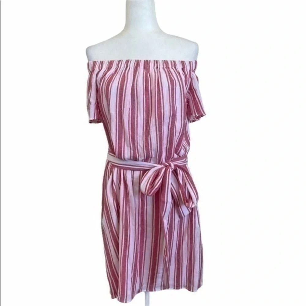 michael michael kors  striped off the shou…